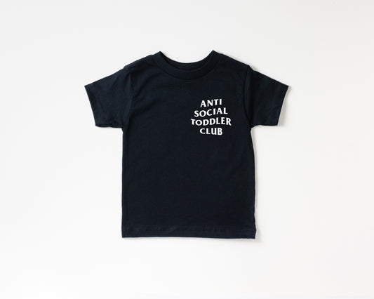 Anti Social Toddler Club-Unisex Black