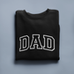 Varsity Dad-Crewneck Sweatshirt Black