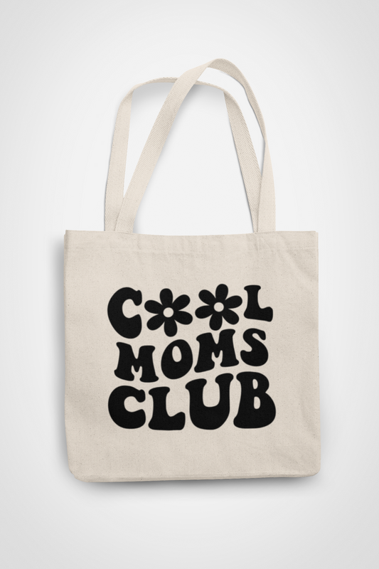 Cool Moms Club Canvas Tote